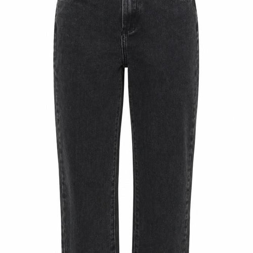 SheIn Womens Black Cotton Straight Jeans Size XS Regular Zip