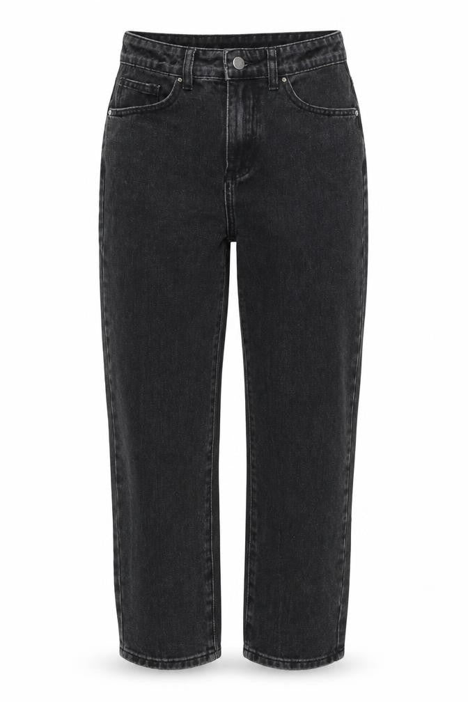 SheIn Womens Black Cotton Straight Jeans Size XS Regular Zip