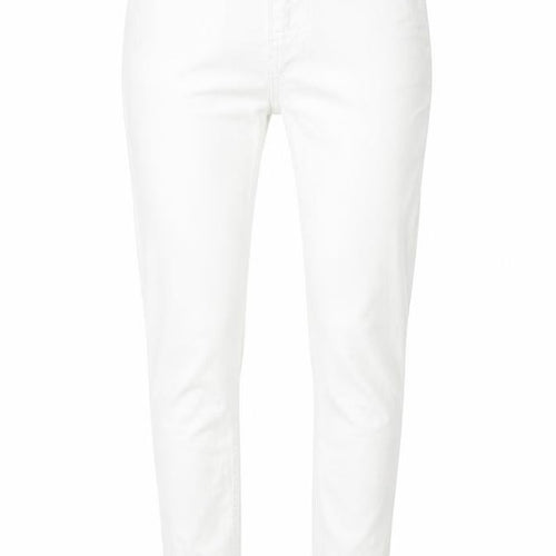 Denim & Co. Womens White Cotton Skinny Jeans Size 8 Regular Zip