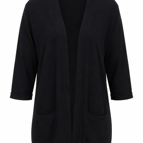 M&Co Womens Black V-Neck Viscose Cardigan Jumper Size M