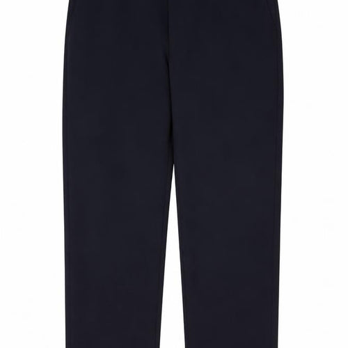 Marks and Spencer Mens Blue Polyester Dress Pants Trousers Size 32 in Regular Zip