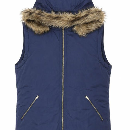 Gap Mens Blue Gilet Waistcoat Size L Zip
