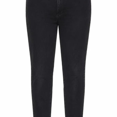 Only Womens Black Cotton Skinny Jeans Size L Regular Zip