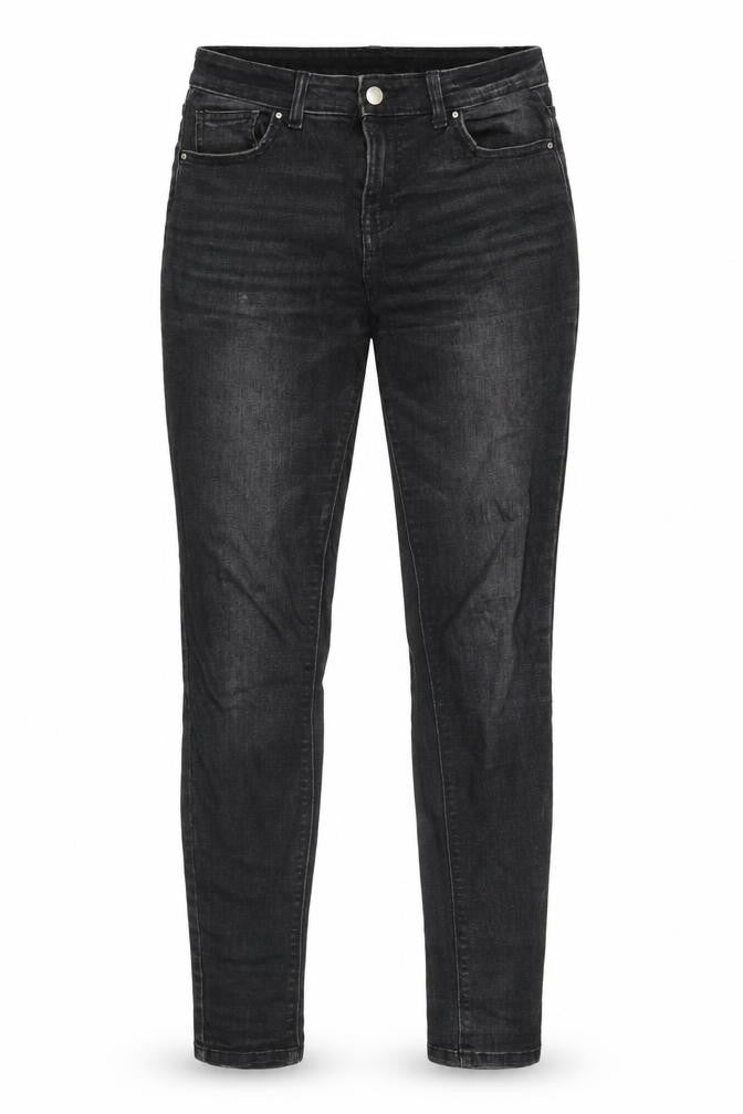 Denim & Co. Womens Black Cotton Skinny Jeans Size 12 Regular Zip
