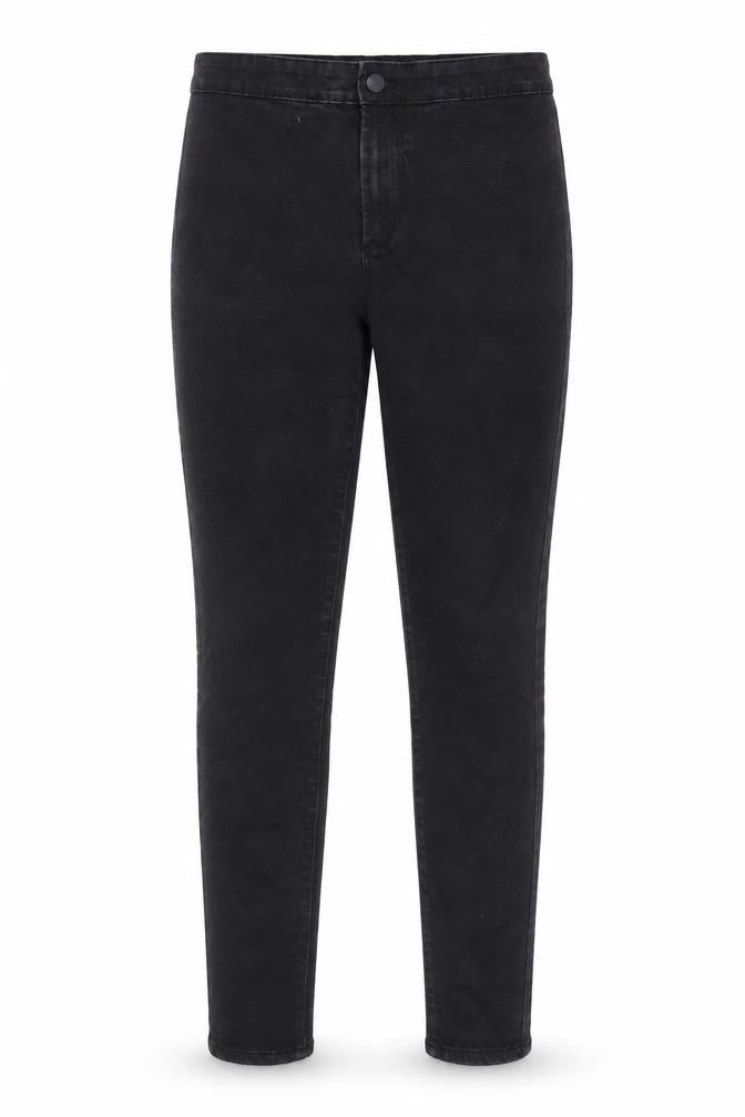 Denim & Co. Womens Black Cotton Skinny Jeans Size 12 Regular Zip