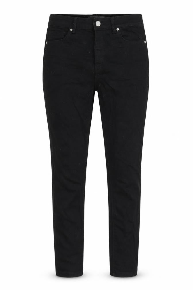 Denim & Co. Womens Black Cotton Skinny Jeans Size 12 Regular Zip