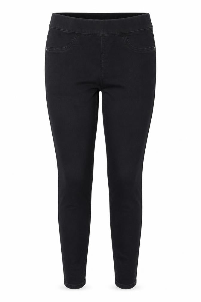 Papaya Womens Black Cotton Jegging Jeans Size 10 L26 in Regular