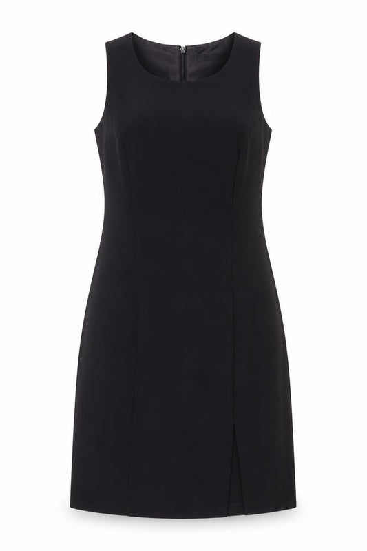 Front view of George women’s purple polyester a-line, size UK 12, round neck zip