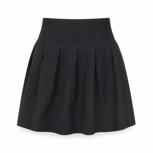 John Lewis Girls Grey Polyester Skater Skirt Size 8 Years Regular Zip