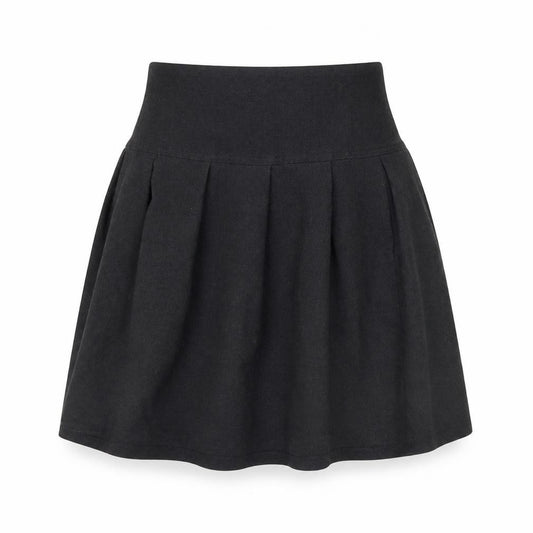 John Lewis Girls Grey Polyester Skater Skirt Size 8 Years Regular Zip