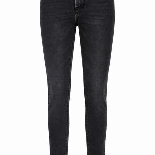Denim & Co. Womens Black Cotton Skinny Jeans Size 6 Regular Zip