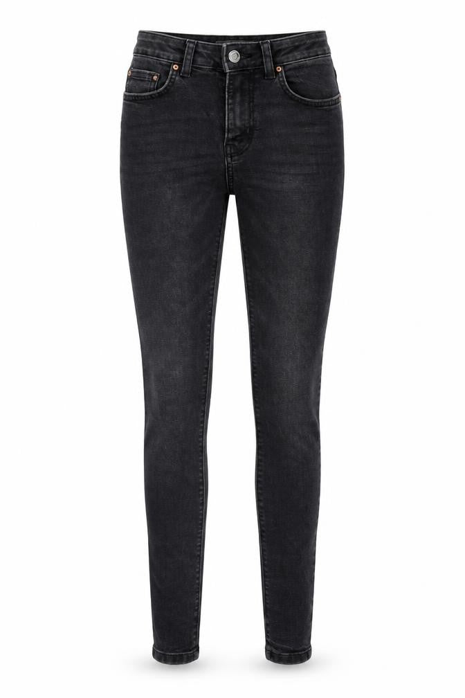 Denim & Co. Womens Black Cotton Skinny Jeans Size 6 Regular Zip