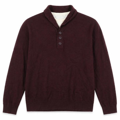 Marks and Spencer Mens Purple V-Neck Cotton Pullover Jumper Size M