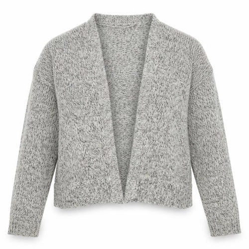 VERO MODA Womens Beige V-Neck Acrylic Cardigan Jumper Size M