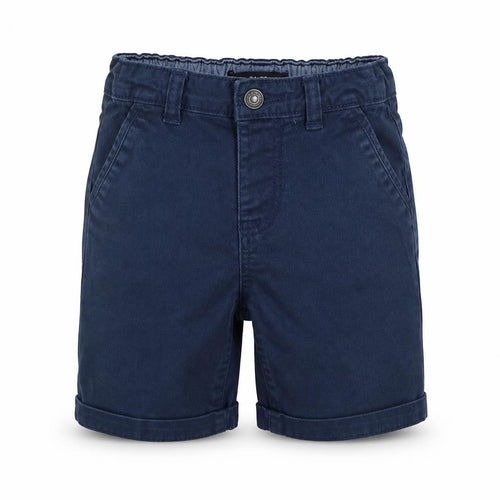 Denim & Co. Boys Blue 100% Cotton Chino Shorts Size 2-3 Years Regular