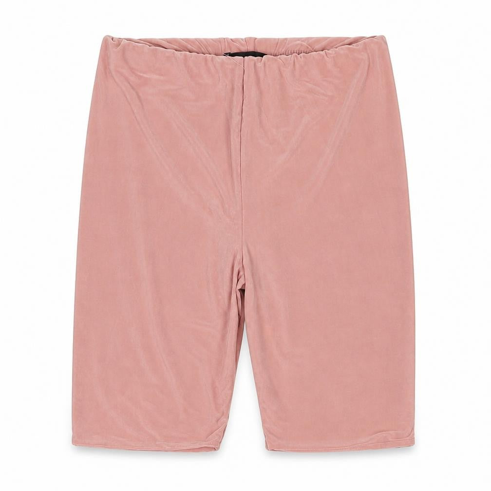PRETTYLITTLETHING Womens Pink Polyester Compression Shorts Size 8 Regular Pull On