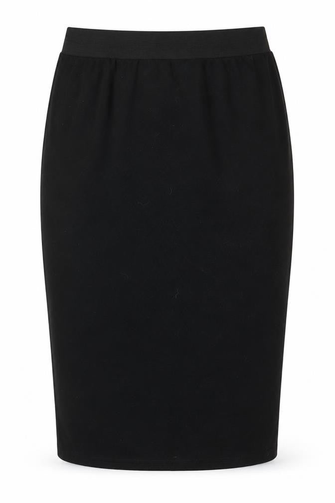 Miss Faceless Womens Black Polyester Straight & Pencil Skirt Size M