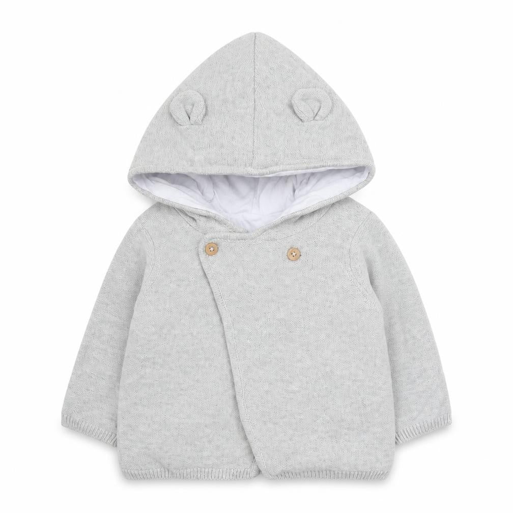 Matalan Baby Grey Jacket Size 3-6 Months Button