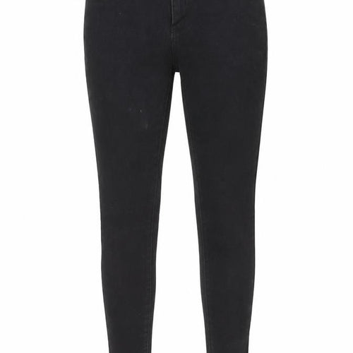Denim & Co. Womens Black Cotton Skinny Jeans Size 12 Regular Zip