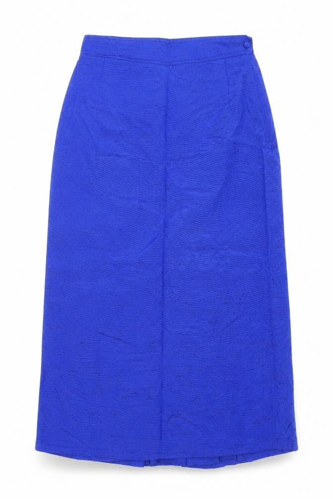 Richards Womens Blue Viscose Straight & Pencil Skirt Size 14 Zip