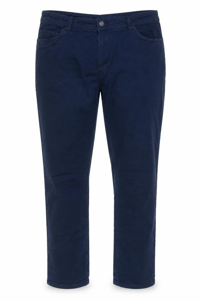 JACHS Womens Blue Cotton Straight Jeans Size 42 in Regular Zip