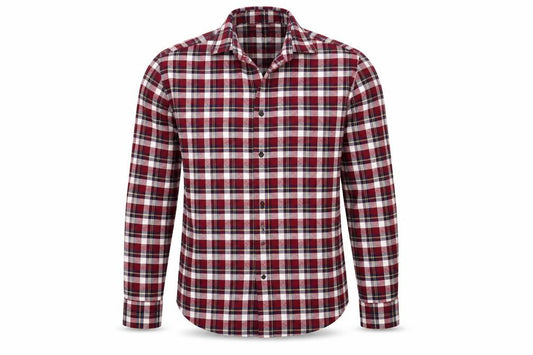 NEXT Mens Red Plaid Cotton Button-Up Size XS Collared Button