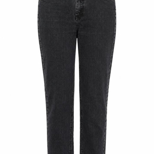 ASOS Womens Black Cotton Straight Jeans Size 30 in L32 in Regular Zip