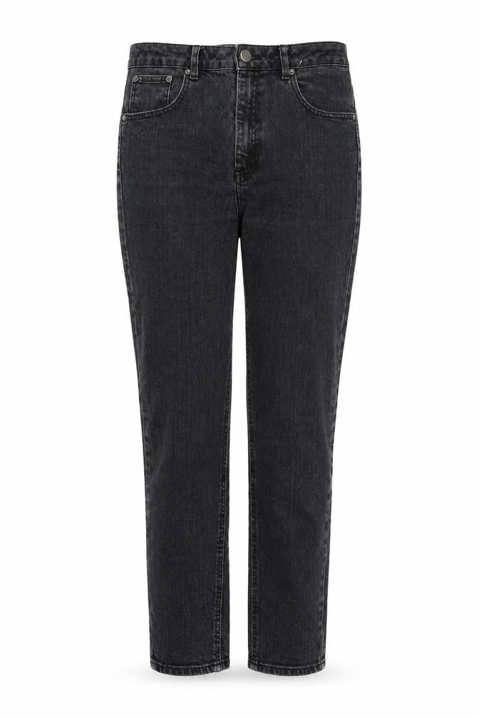 ASOS Womens Black Cotton Straight Jeans Size 30 in L32 in Regular Zip