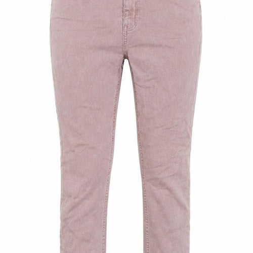 F&F Womens Brown Cotton Straight Jeans Size 10 Regular Zip