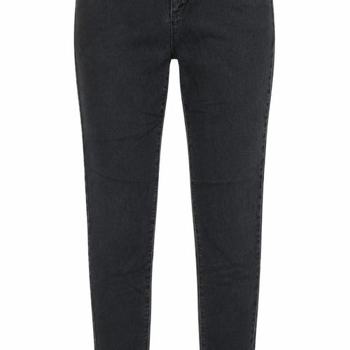 Denim & Co. Womens Black Cotton Skinny Jeans Size 12 Regular Zip