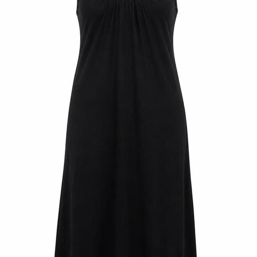 NEXT Womens Black Viscose Tank Dress Size 10 Scoop Neck Pullover