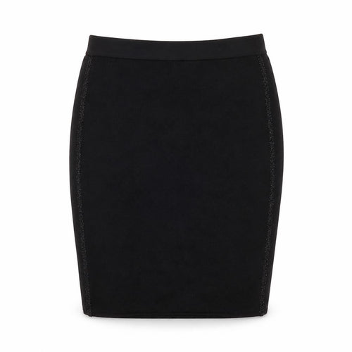 LUCIA Womens Black Acrylic Straight & Pencil Skirt Size M