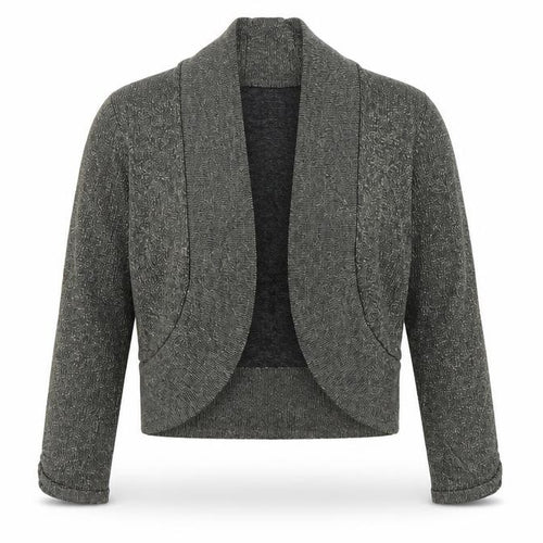 M&Co Womens Gold V-Neck Viscose Shrug Jumper Size 10