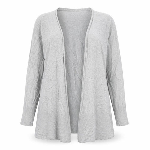Marks and Spencer Womens Grey V-Neck Viscose Cardigan Jumper Size M