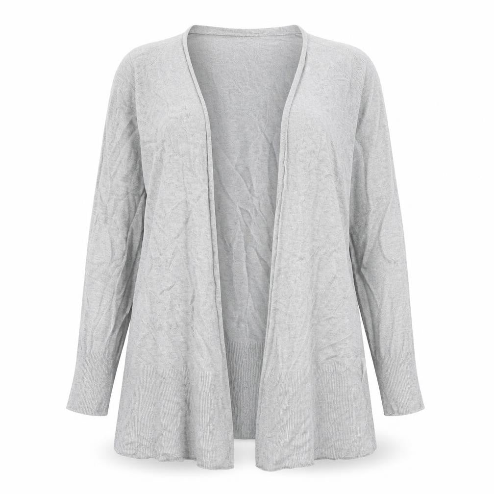 Marks and Spencer Womens Grey V-Neck Viscose Cardigan Jumper Size M
