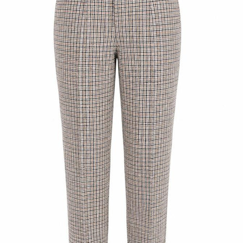 ASOS Womens Multicoloured Plaid Cotton Dress Pants Trousers Size 28 in L20 in Regular Zip