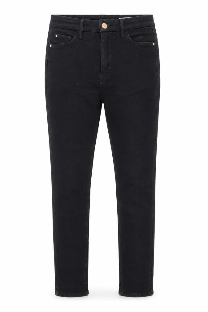 Marks and Spencer Womens Black Cotton Skinny Jeans Size 10 Regular Zip