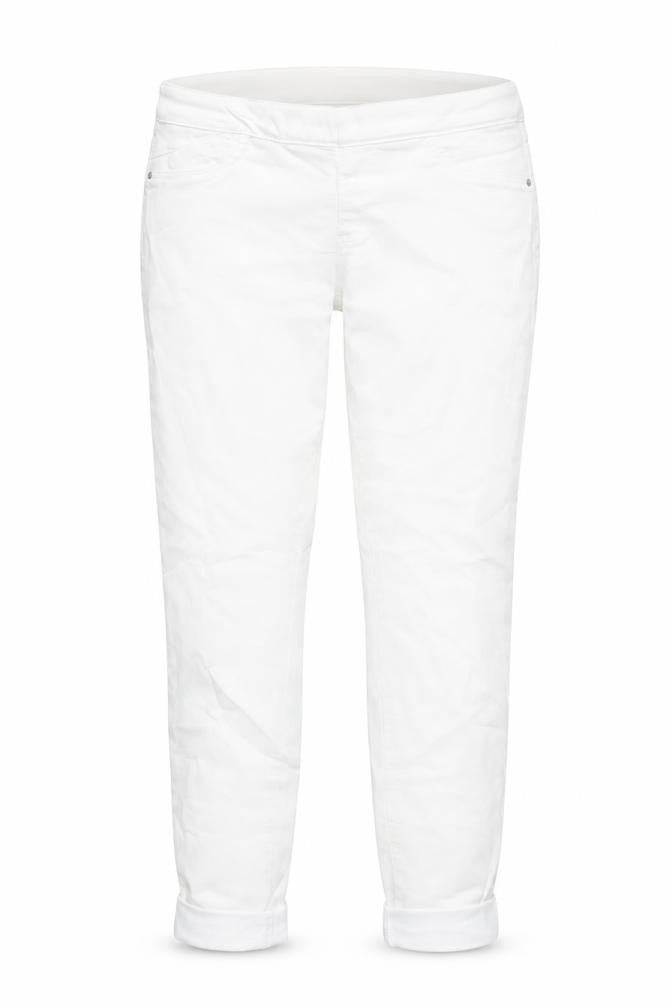 Denim & Co. Womens White Cotton Skinny Jeans Size 12 Regular
