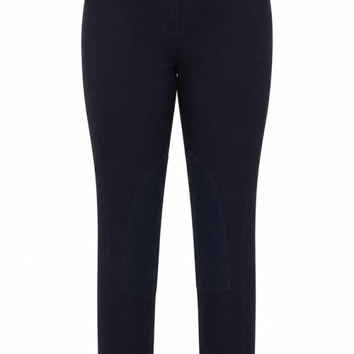 Harvey Hall Womens Blue Cotton Jogger Trousers Size 28 in Regular Zip - Breeches