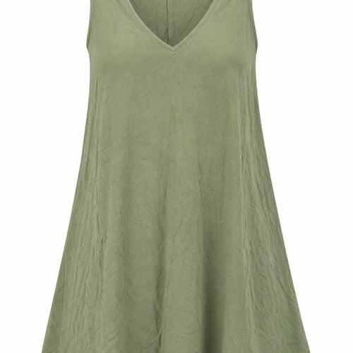 Pull&Bear Womens Green Viscose A-Line Size M Round Neck Pullover