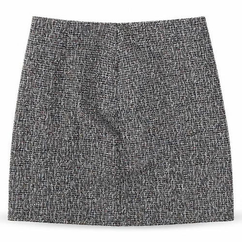 Preworn Womens Grey Polyester Straight & Pencil Skirt Size 27 in