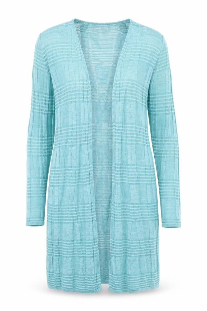 Per Una Womens Blue V-Neck Viscose Cardigan Jumper Size 10