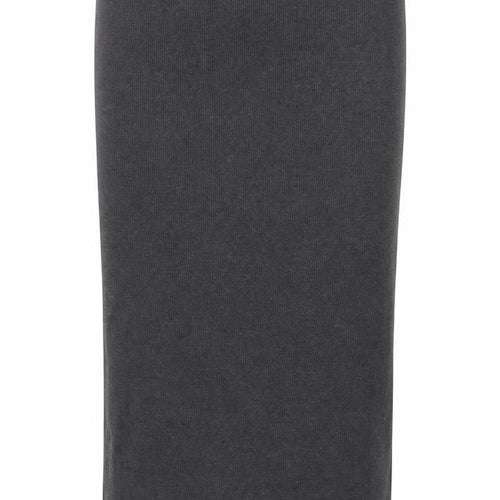 House Womens Grey Cotton Straight & Pencil Skirt Size M