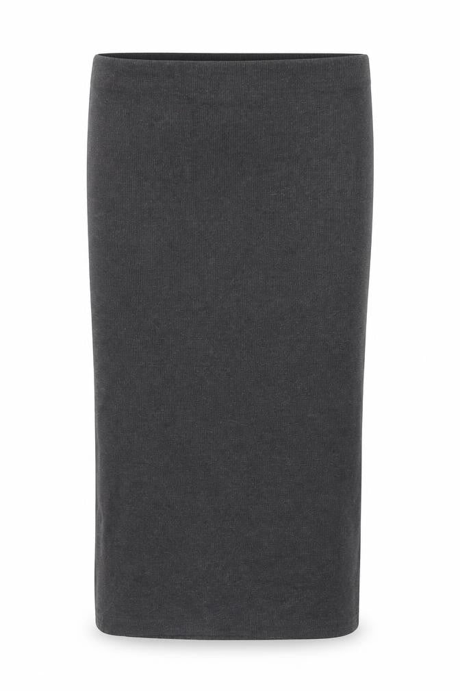House Womens Grey Cotton Straight & Pencil Skirt Size M