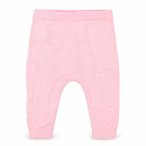 Nutmeg Girls Pink Viscose Jogger Leggings Size 3-6 Months Pullover