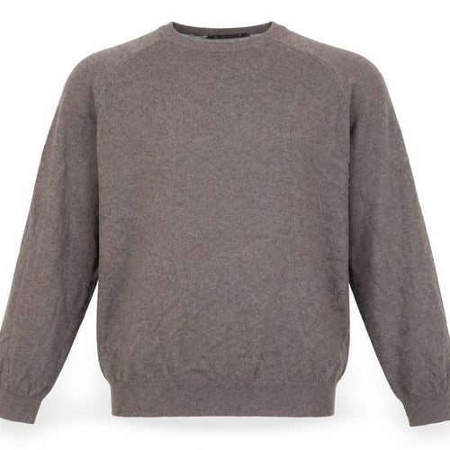 Burton Mens Brown Round Neck Cotton Pullover Jumper Size M Long Sleeve