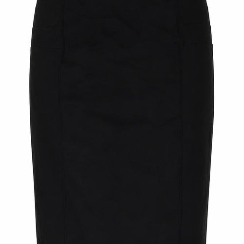 Mama-licious Womens Black Viscose Straight & Pencil Skirt Size M
