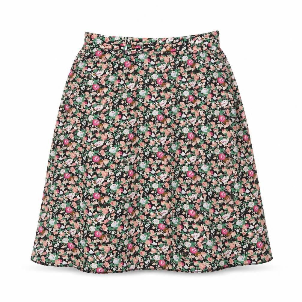 Preworn Womens Multicoloured Floral Polyester Swing Skirt Size XL