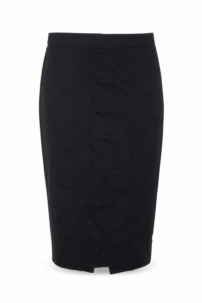 George Womens Black Viscose Straight & Pencil Skirt Size 8