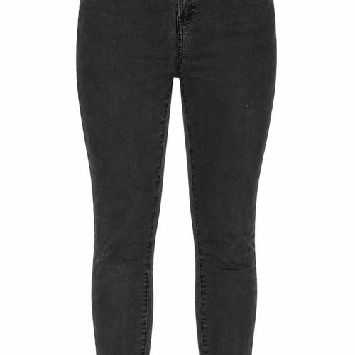 MNG Womens Black Cotton Skinny Jeans Size 6 L26 in Regular Button